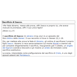 Sacrificio di Isacco